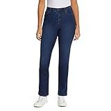 GLORIA VANDERBILT Women's Petite Amanda Classic High Rise Tapered Jean, Scottsdale Wash, 14P Short