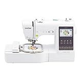 Brother SE700 Sewing and Embroidery Machine, Wireless LAN Connected, 135 Built-in Designs, 103 Built-in Stitches, Computerized, 4" x 4" Hoop Area, 3.7" Touchscreen Display, 8 Included Feet, White