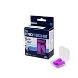 Flents Protechs Foam Ear Plugs, 10 Pair with Case for Sleeping, Snoring, Loud Noise, Traveling, Concerts, Construction, Studying, Work, Shooting, NRR 33, Purple, Disposable, Made in the USA