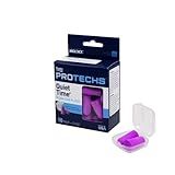 Flents Foam Ear Plugs, 10 Pair with Case for Sleeping, Snoring, Loud Noise, Traveling, Concerts, Construction, & Studying, NRR 33, Purple, Made in the USA,10 Count (Pack of 1)