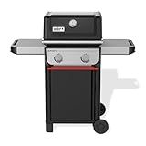 Weber Spirit E-210 Liquid Propane Gas Grill for Outdoor Cooking and BBQ, 2 Burners, Black – Porcelain-Enameled Cast-Iron Grates & Snap-Jet Ignition