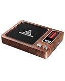 Gaiatop Coffee Mug Warmer, 36W Fast Heating, 5 Temp Settings, 0.5-9H Timer, for Water Milk Tea Cocoa, Smart Candle Warmer, Ideal Gifts for Family, Mom, Fits Most Cups - Wood