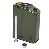 5 Gallon Metal Container with Spout and Handle, Trucks Cars Motorcycle Equipment
