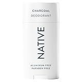 Native Deodorant | Natural Deodorant for Men, Aluminum Free with Baking Soda, Probiotics, Coconut Oil and Shea Butter | Charcoal