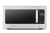 Toshiba ML-EM62P(SS) Large Countertop Microwave with Smart Sensor, 6 Menus, Auto Defrost, ECO Mode, Mute Option & 16.5" Position Memory Turntable, 2.2 Cu Ft, 1200W, Stainless Steel