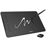 XPPen Deco 01 V3 10x6 Drawing Tablet, 16K Battery-Free Stylus, 8 Keys
