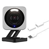 WyzeCam v4 with 20ft Extension Cable, 2.5K QHD IP65 Indoor/Outdoor Home Security Camera w Night Vision, Spotlight & Siren, 2-Way Audio, Baby/Pet Monitor, Works with Alexa & Google Assistant, Grey
