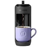 Keurig K-Mini Mate Single Serve K-Cup Pod Coffee Maker, Brews Up to 12 oz Cup, Compact Portable Coffee Machine for Small Spaces, Great for Dorms & Offices, Black