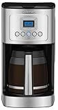 Cuisinart 14-Cup Coffee Maker, Programmable PerfecTemp Glass Carafe Coffee Machine with 1-4 Cup Setting, Brew Strength Control and Brew Pause, Stainless Steel, DCC-3200NAS