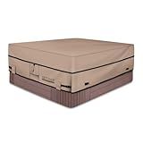 ULTCOVER Waterproof 600D Polyester Square Hot Tub Cover Outdoor SPA Covers 76 x 76 inch
