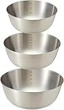 MANHONGYU Stainless Steel Mixing Bowls-3 Packs Small Thicker Stainless Steel Flat Bottom Mixing Bowls Set, Home, Refrigerator, and Kitchen Food Storage Organizers