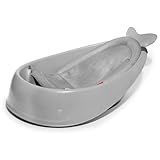 Skip Hop Infant Bath Tub 3-Stage Grow With Baby Smart Sling MOBY Bathtub Grey Age 0+