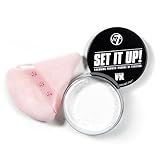 W7 Set It Up Loose Setting Powder & Precision Puff – Translucent, Feather-Light Finishing Powder & Soft Puff for a Flawless, Matte Finish – Easy, Mess-Free Application for Every Makeup Lover!