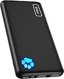 INIU Portable Charger, Slimmest 10000mAh 5V/3A Power Bank, USB C in&out High-Speed Charging Battery Pack, External Phone Powerbank Compatible with iPhone 16 15 14 13 12 Samsung S22 S21 Google iPad etc