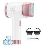 Laser Hair Removal for Women and Men, IPL with Ice-Cooling System for Nearly Painless And Long-Lasting Result At-Home Permanent Hair Removal Device 999999 Flashes for Whole Body Use