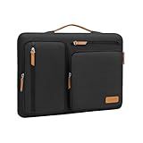 MOSISO 360 Protective Laptop Case 16 inch, 15-15.6 inch Laptop Sleeve Compatible with MacBook Pro 16, HP, Acer, Dell, Lenovo, ASUS, Side Open Carrying Case with 4 Zipper Pockets&Handle, Black