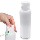 CANOVA Toothpaste Dispenser - No-Waste Countertop Toothpaste Dispenser for Kids & Adults - Vacuum Valve, Tube Fit to 230g Tubes, Dishwasher-Safe Silicone Cap - Modern Aesthetic Stone Design