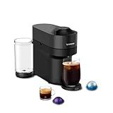Nespresso Vertuo Pop+ Coffee and Espresso Machine by De'Longhi, Liquorice Black