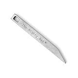 The Mighty Bar - Heavy Duty Keychain Prybar EDC Pry Bar for Every Day Carry Small Stainless Steel or Titanium Key Chain Multitool Prybar for Keys - Made by Gear Spool
