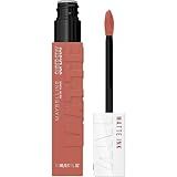 Maybelline Super Stay Matte Ink Liquid Lipstick Makeup, Long Lasting High Impact Color, Up to 16H Wear, Seductress, Light Rosey Nude, 1 Count
