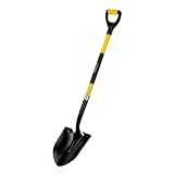 Nohovu Shovel for Digging, Heavy Duty Metal Garden Shovel with D-Handle, 49-Inch Digging Shovel for Gardening, Soil, Landscaping