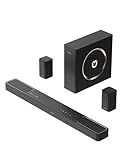 ULTIMEA 5.1.2ch Sound Bar with Dolby Atmos, Surround Sound System for TV with 2 Surround Speakers, Sound Bar for Smart TV, Soundbar for Home Theater, BT 5.4, HDMI eARC, Skywave F40 (New, 2025 Model)