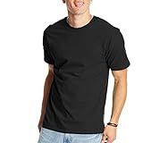 Hanes Mens Beefyt T-shirt, Heavyweight Cotton Crewneck Tee, 1 Or 2 Pack, Available In Tall Sizes Fashion-t-shirts, Black - 1 Pack, X-Large US