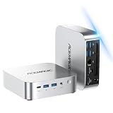 ACEMAGIC Mini Pc Computers Windows 11 Pro, Ryzen R2544 8GB DDR4 RAM 256GB SSD, Triple-Screen 4K Display WiFi 5 BT4.2 RJ45 for Home/Office/Business Mini Desktop