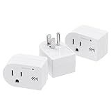 [ETL Listed] Cable Matters 3-Pack Non-Blocking 750 Joules (500V Clamping Voltage) Single Outlet Surge Protector, 15A / 1875W, Wall Surge Protector Outlet, White