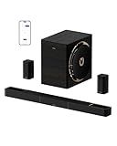 ULTIMEA Skywave X70 7.1.4ch Professional Wireless Surround Sound System for TV w/Dolby Atmos, 980W Sound Bar with 10" Wireless Subwoofer, 20Hz Low Frequency, GaN Amplifier, 4K HDR Pass-Through
