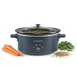 Hamilton Beach 6 Quart Slow Cooker With Space-Saving Folding Handles