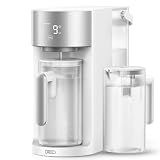 DREO Reverse Osmosis Water Filter Countertop, RO Filtration System, 3:1 Pure to Drain, TDS & Filter Life & 2 Autofill Pitchers, Install-Free, Self-Cleaning Water Purifier, RO Water Filter