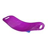 Balance Simply Board with Workout Mat - Yoga Fitness Balance Board for Core Training (Purple)