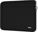 Laptop Case Sleeve 15.6 inch, Shockproof Protective Notebook Case with Accessory Pocket, Briefcase Carrying Laptop Cover for 15.6" HP, ASUS, Dell, Lenovo, Acer, Black