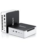 Getorli Mini PC, AMD Ryzen 7 H 255(Up to 4.9GHz), 32GB DDR5 & 1TB PCIe 4.0 SSD Micro PC, 4K Quad Display Mini Desktop Computer with Dual 2.5G LAN，WiFi 6 for Home Office/Gaming/Design & Productivity
