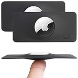 AirTag (Gen 1 & 2) Wallet Holder (2 Pack) - TagVault™ - The Best Way to Keep AirTag in Your Wallet | Ultra-Thin, Flexible, Stays Hidden, Patent Pending | Elevation Lab