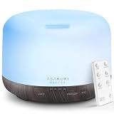 ASAKUKI Essential Oil Diffuser for Home, 500ML Aromatherapy Humidifier