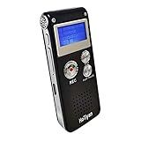 Digital Voice Recorders 8GB Audio Recorder Voice Activated Recorder for Lectures, Meetings, Interviews Recording Device with Microphone USB Cable, MP3 Player (8GB