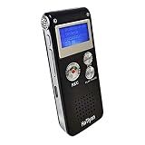 Digital Voice Recorders 8GB Audio Recorder Voice Activated Recorder for Lectures, Meetings, Interviews Recording Device with Microphone USB Cable, MP3 Player (8GB