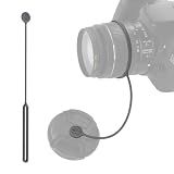 Foto&Tech Silicone Camera Lens Cap Keeper Holder with 3M Adhesive Universal Lens Cap Leash for DSLR, SLR, Mirrorless Cameras Compatible with Cnon, Nkon, SNY, Fuji, Sigma