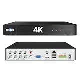 Hiseeu 4K 8 Channel DVR Security Digital Video Recorder Advanced 8MP DVR with Person Vehicle Detection for CCTV Security Camera,AHD/TVI/CVI/CVBS/IPC,Remote Access,No Monthly Fee,No Hard Drive