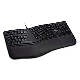 Kensington Pro Fit Ergonomic Wired Keyboard- Black (K75400US)