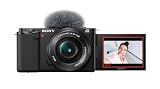Sony ZV-E10 APS-C Mirrorless Camera with 16-50mm Lens Black