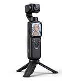 4K Vlogging Camera with Tripod Mount, Pocket Camera, Face Tracking & WiFi