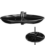 Geelin 21'' Plastic Bird Seed Catcher Tray for 1'' Outdoor Pole Feeders, Removable Bird Seed Catcher Tray for Hummingbird Bee Feeders Outdoors, Backyard, Garden, Not Included Pole