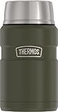 THERMOS Stainless King Vacuum-Insulated Food Jar, 24 Ounce, Army Green