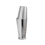 Crafthouse by Fortessa Professional Metal Barware/Bar Tools by Charles Joly, 11" Two-Piece Footed Polished Stainless Steel Boston Cocktail Shaker