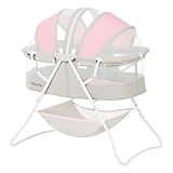 Dream On Me Karley Bassinet in Grey and Pink