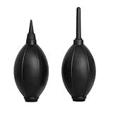 VVEASIER Silicone Soft Tip Manual Air Blower,Dust Cleaner for DSLR,Camera Lens,Camera Sensor,LCD,Keyboard,Watch,Coffee Machine,Cleaning Air Blower (Long+Short Nozzle)