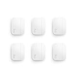 Ring Alarm Contact Sensor 6-Pack - 2nd Gen | Monitor 6 Doors or Windows | Instant Alerts | Approximately 3-Year Battery Life | Slim Design | Easy Installation | Base Station Required